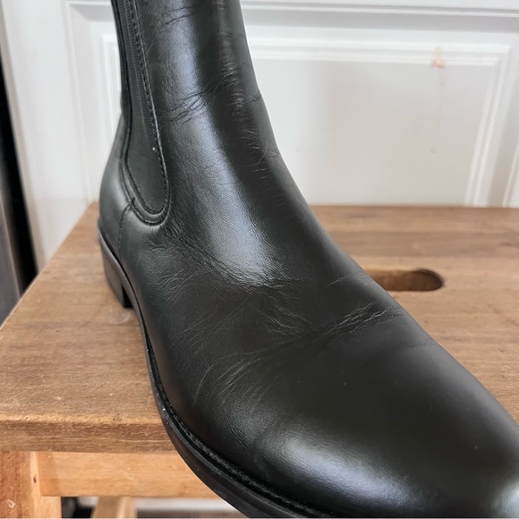Thursday Boot Co Women's Black Leather Handmade Duchess Chelsea Boots Size 8 - Picture 8 of 9